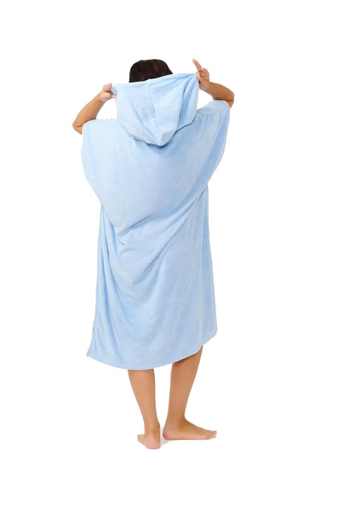 Rip Curl Classic Surf Hooded Towel - Mid Blue- Back