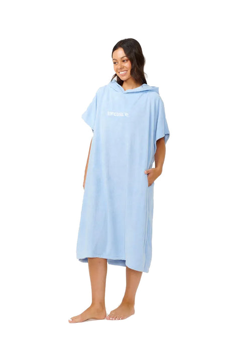 Rip Curl Classic Surf Hooded Towel - Mid Blue- Front