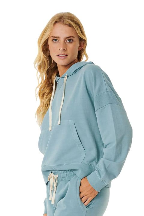 Rip Curl Classic Surf Hoodie - Dusty Blue - Side