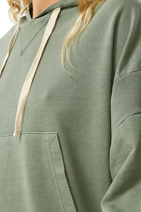 Rip Curl Classic Surf Hoodie - Sage - Closeup