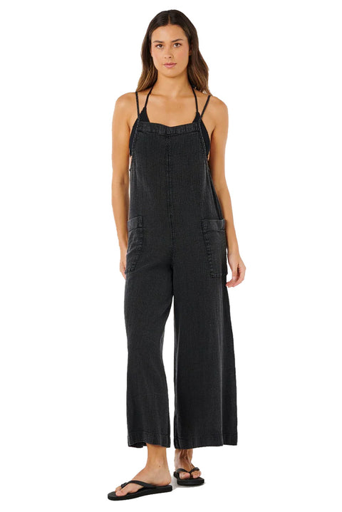Rip Curl Classic Surf Jumpsuit - Black- Front