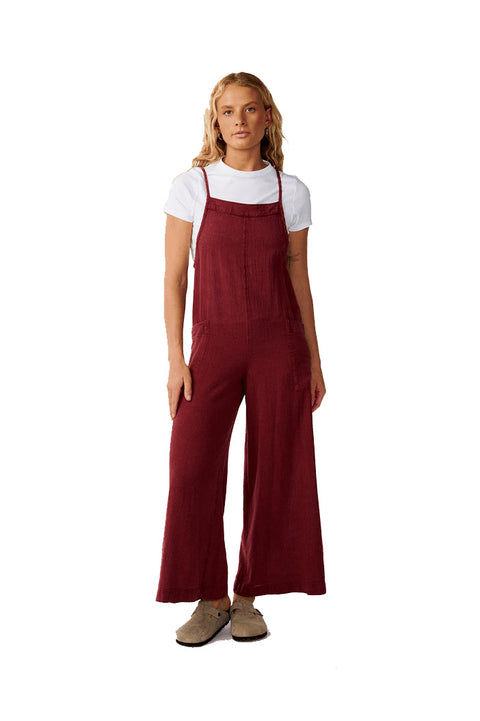 Rip Curl Classic Surf Jumpsuit - Plum- Front