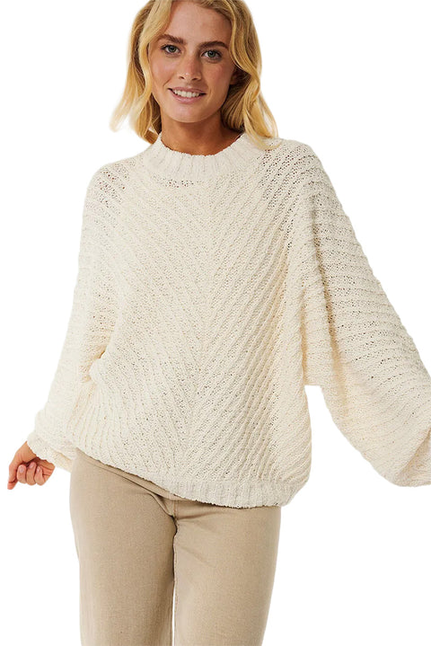 Rip Curl Classic Surf Knit Crew - Bone