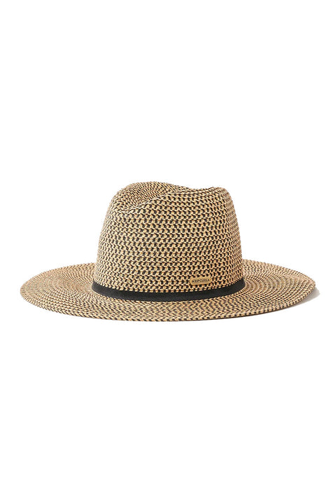 Rip Curl Classic Surf UPF Panama Hat - Black / Tan- Side