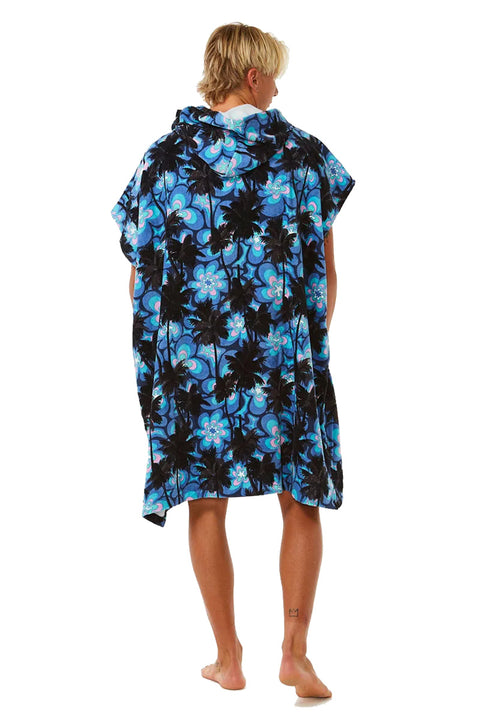 Rip Curl Combo Hooded Towel - Blue Yonder- Back