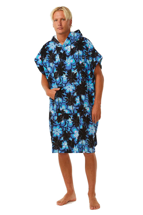 Rip Curl Combo Hooded Towel - Blue Yonder- Front