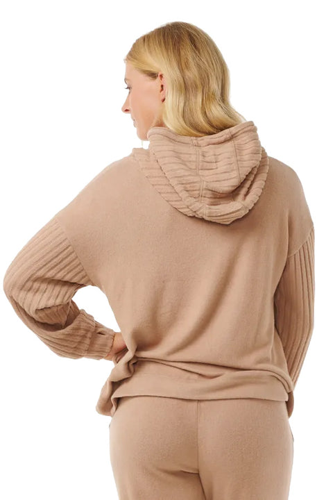 Rip Curl Cosy Hoody - Beige- Back