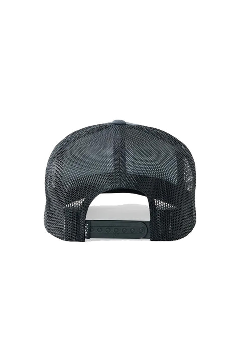 Rip Curl Custom Curve Trucker Hat - Washed Black- Back