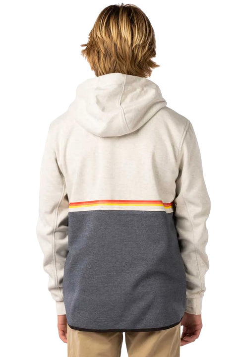 Rip Curl Departed Anti Series Zip Through Jacket - Bone - Back