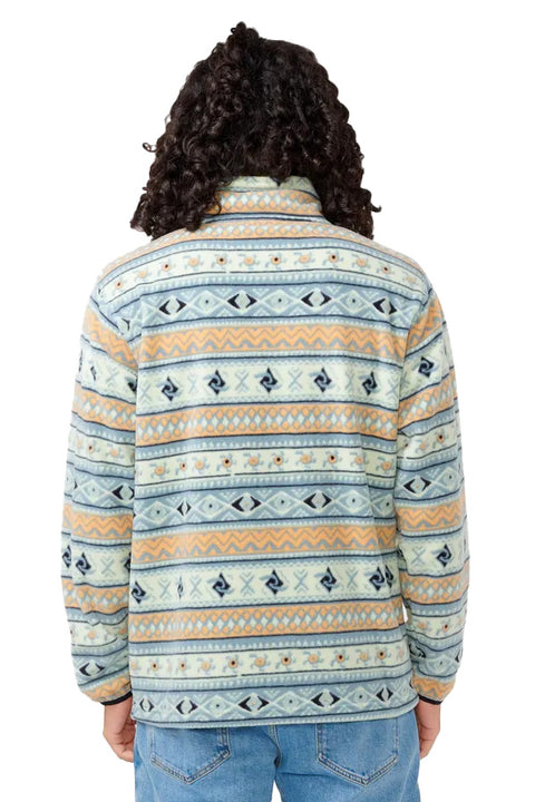 Rip Curl Fun Times Polar Fleece - Mineral Blue- Back