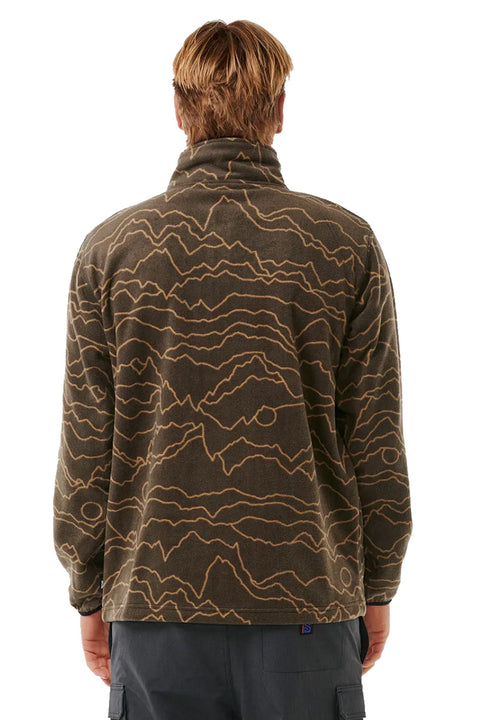 Rip Curl Fun Times Polar Fleece- Rock- Back