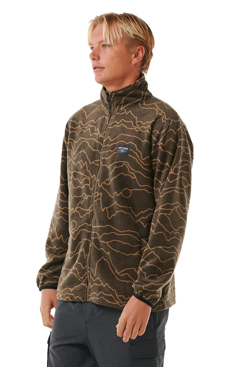 Rip Curl Fun Times Polar Fleece- Rock- Side