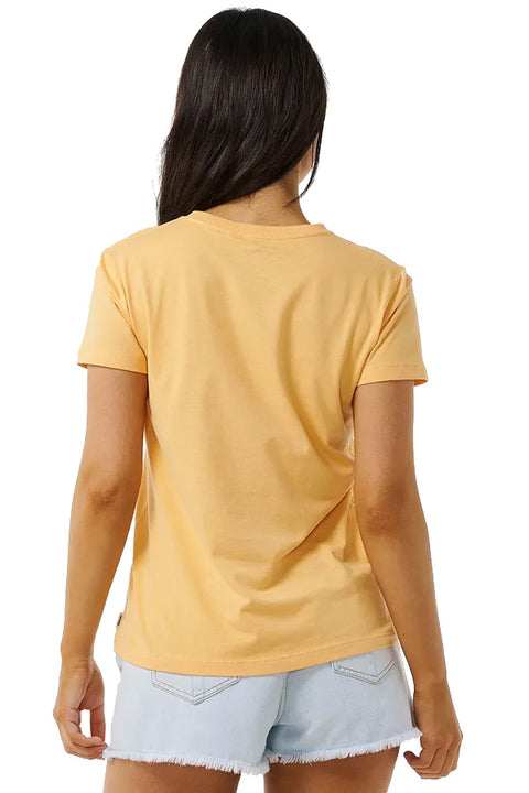 Rip Curl Heatwave Standard Tee - Orange- Back