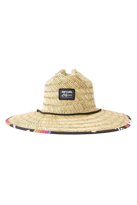 Rip Curl Hoffman Straw Hat - Black- Front