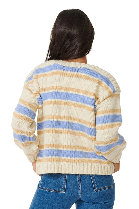 Rip Curl Hot Tropics Crew - Tan - Back