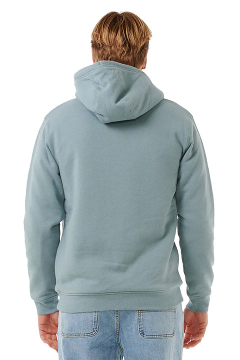 Rip Curl Icons Lined Fleece - Mineral Blue- Back