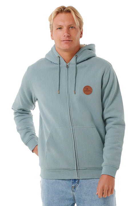 Rip Curl Icons Lined Fleece - Mineral Blue- Front