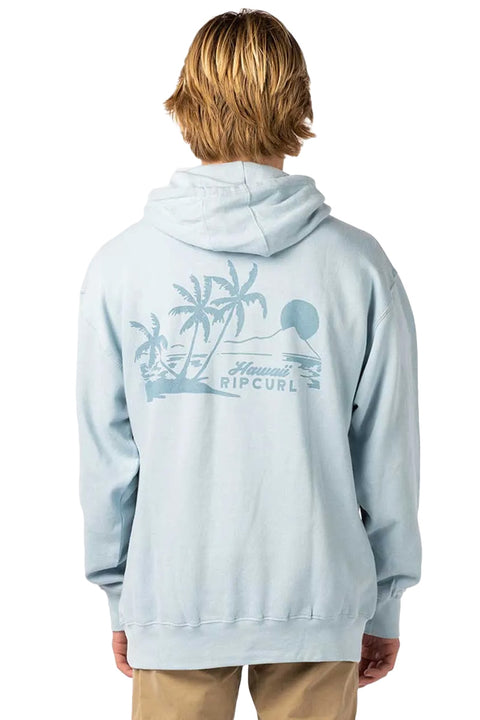 Rip Curl Island Time Fleece - Powder Blue - Back