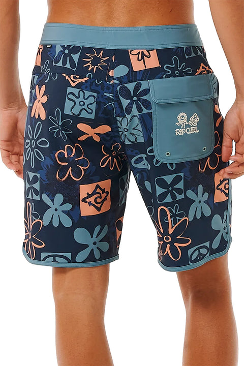 Rip Curl Mirage Owen SWC 19" Boardshort - Dark Navy - Back