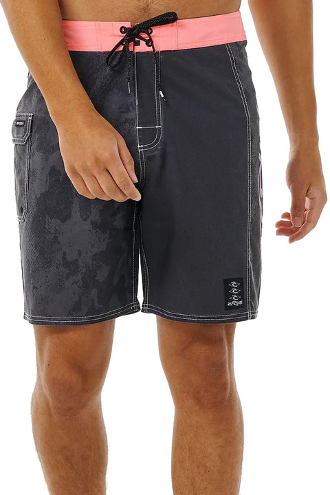Rip Curl Mirage Quest 19" Boardshorts - Black- Front close up