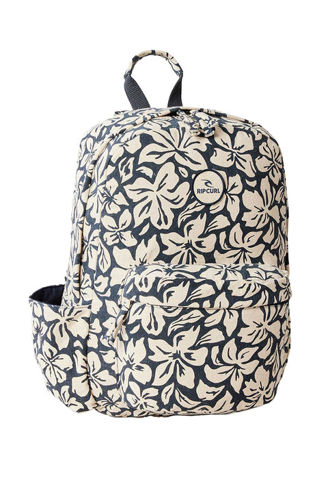 Rip Curl Mixed Canvas 18L Backpack - Navy- Front