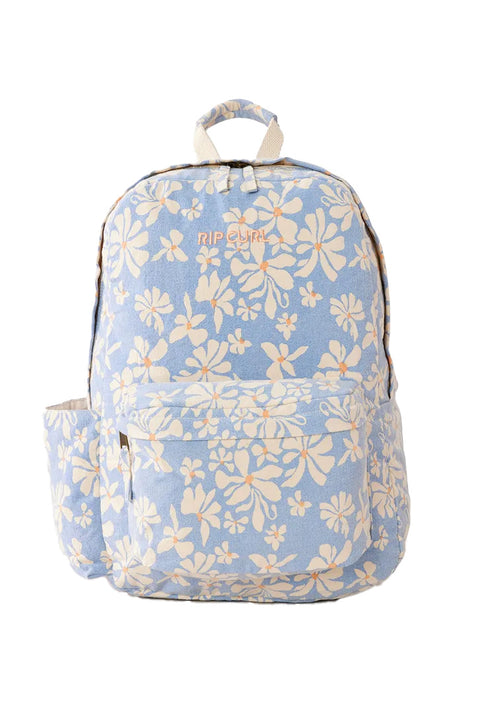 Rip Curl Mixed Canvas 24L Backpack - Mid Blue- Front