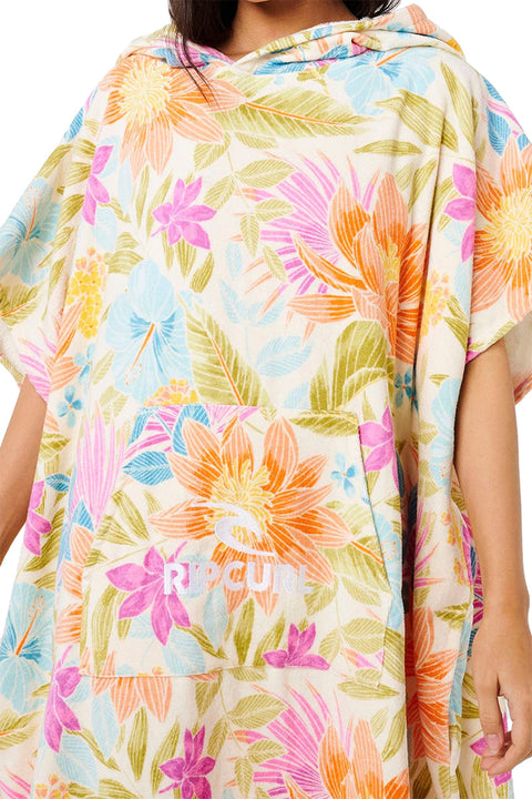 Rip Curl Mixed Hooded Towel - Multico- Close up of print