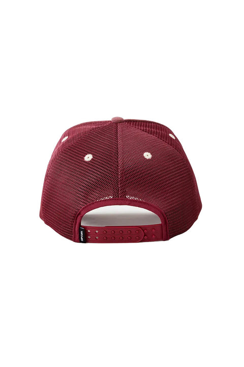 Rip Curl Mixed Revival Trucker - Maroon- Back