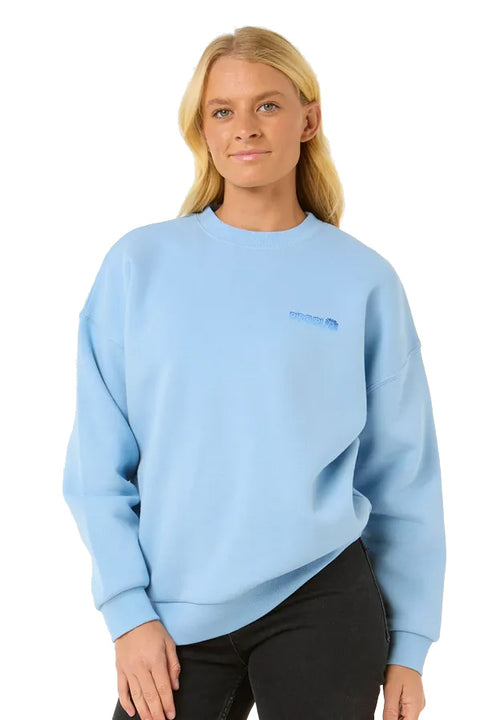 Rip Curl Ocean Tech Heritage Crew - Mid Blue- Front