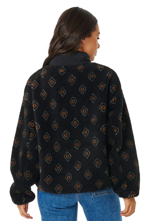 Rip Curl Pacific Dreams Polar Fleece - Black - Back