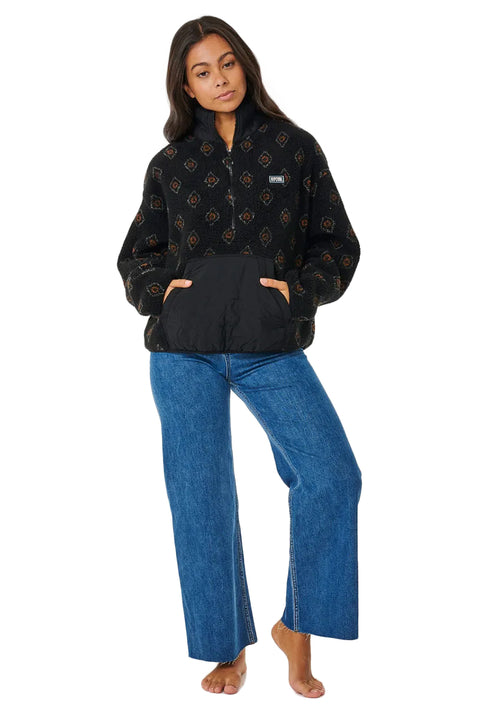 Rip Curl Pacific Dreams Polar Fleece - Black - Full