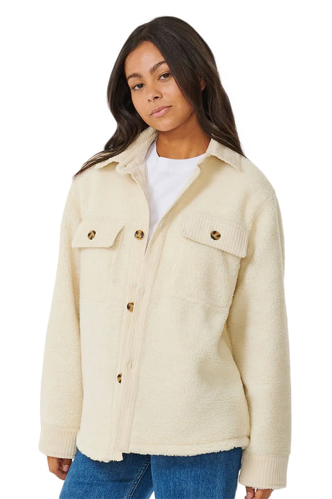 Rip Curl Pacific Dreams Sherpa Jacket - Natural