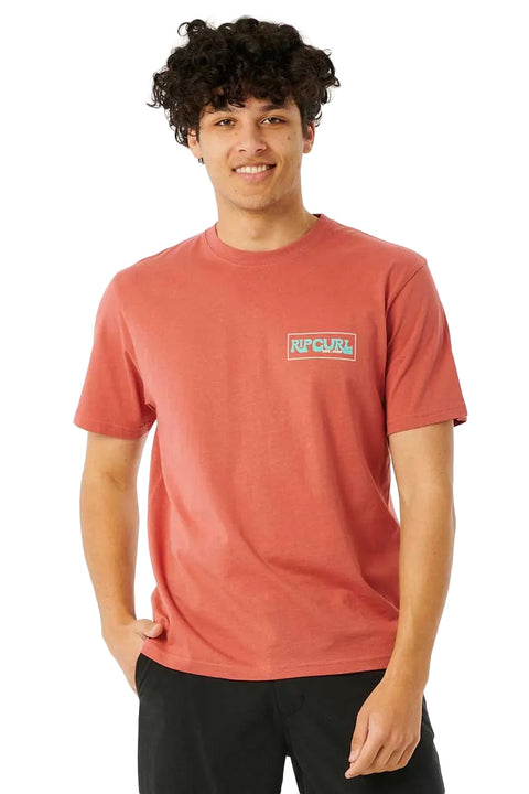 Rip Curl Pacific Rinse Reef Tee - Dusty Mushroom