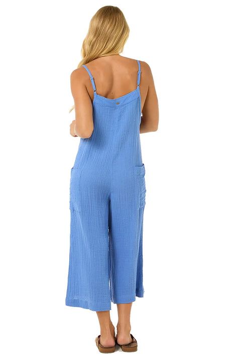 Rip Curl Premium Surf Jumpsuit - Blue - Back