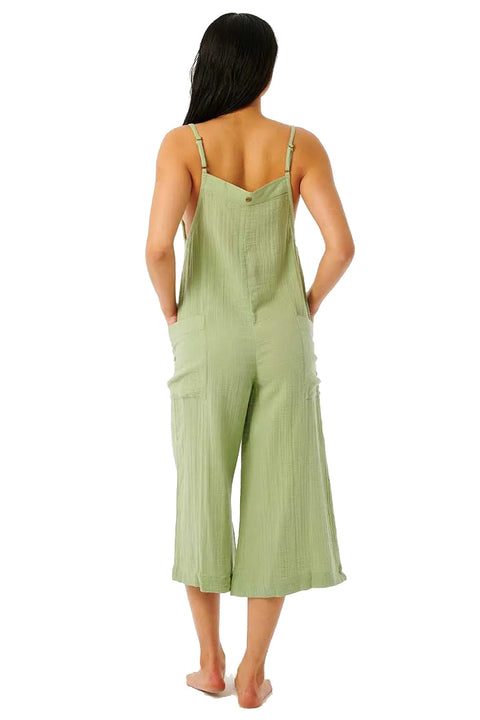 Rip Curl Premium Surf Jumpsuit - Mid Green - Back