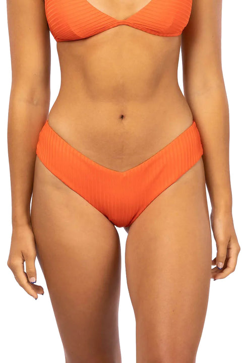 Rip Curl Premium Skimpy Hipster Bikini Bottom - Hot Orange