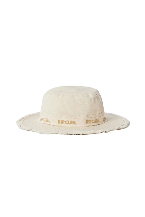 Rip Curl Premium Surf Sun Hat - Natural- back view