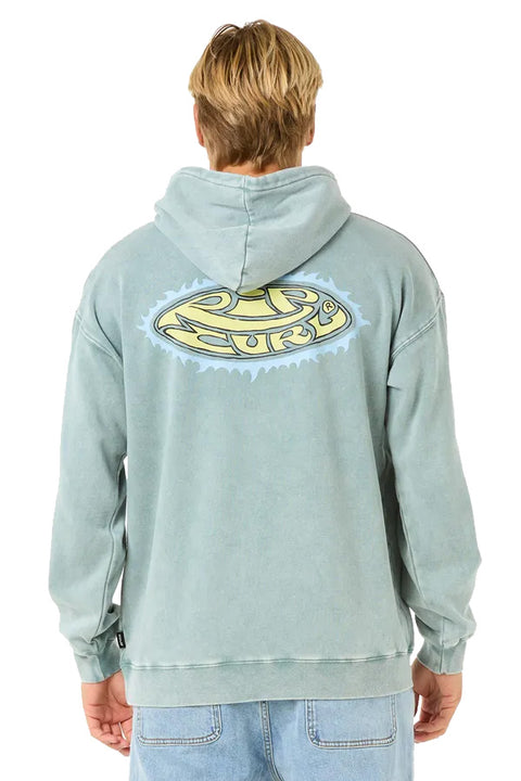 Rip Curl Raw Energy Hoody - Blue Lagoon - Back