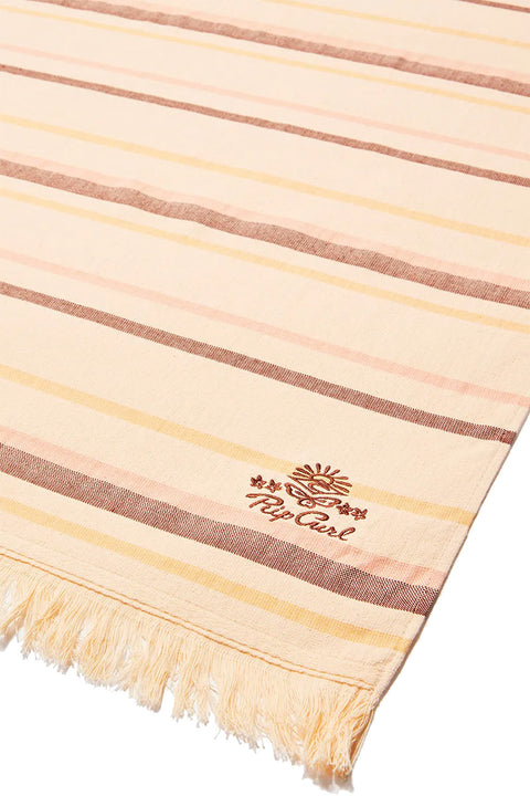 Rip Curl Revival Terry Towel - Peach - Closeup