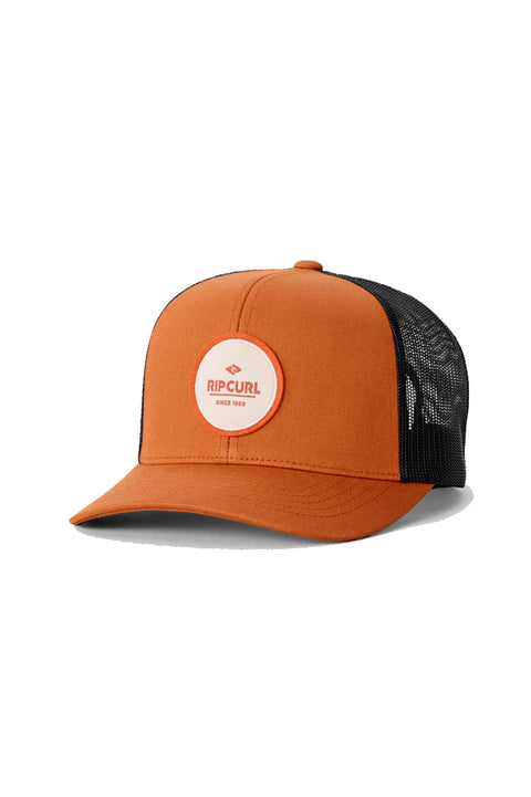 Rip Curl Routine Curve Trucker Hat - Bronze- Front