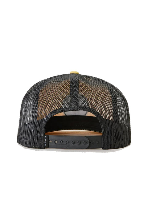 Rip Curl Routine Trucker Hat - Light Yellow - Back