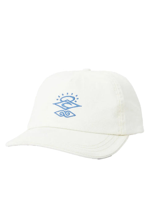 Rip Curl Search Icon Cap - Bone/ Bright Blue- front to the side