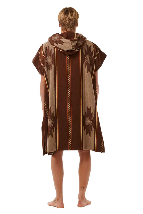 Rip Curl Searchers Hooded Towel - Dusted Chocolate- Back