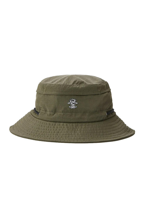Rip Curl Searchers Tech-Mid Brim Hat - Olive - Front