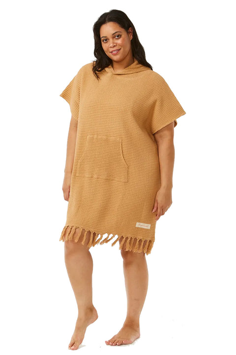 Rip Curl Stonewash Hooded Towel - Light Brown