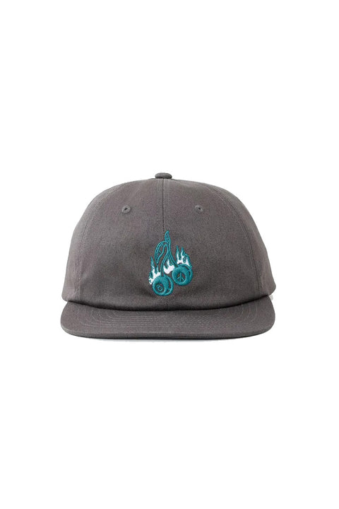 Rip Curl Sun Buzzed Snapback Cap - Washed Black- Front