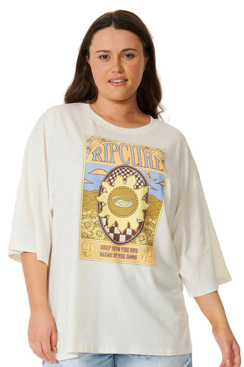 Rip Curl Sun Club Heritage Tee - Bone