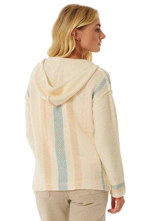 Rip Curl Sunrise Session Poncho - Off White - Back