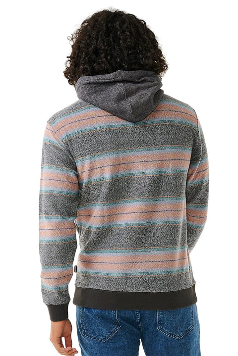 Rip Curl Surf Revival Line Up Hoodie - Washed Black - Back