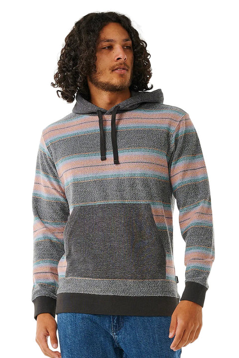 Rip Curl Surf Revival Line Up Hoodie - Washed Black